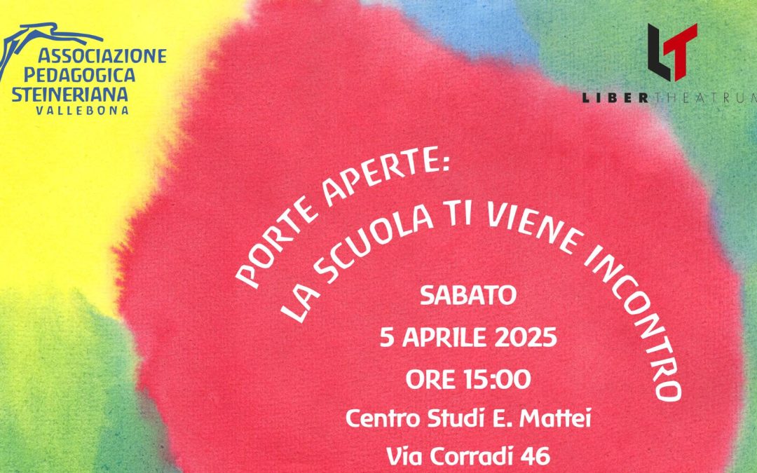 Porte aperte alla pedagogia steineriana: l’Associazione incontra la cittÃ