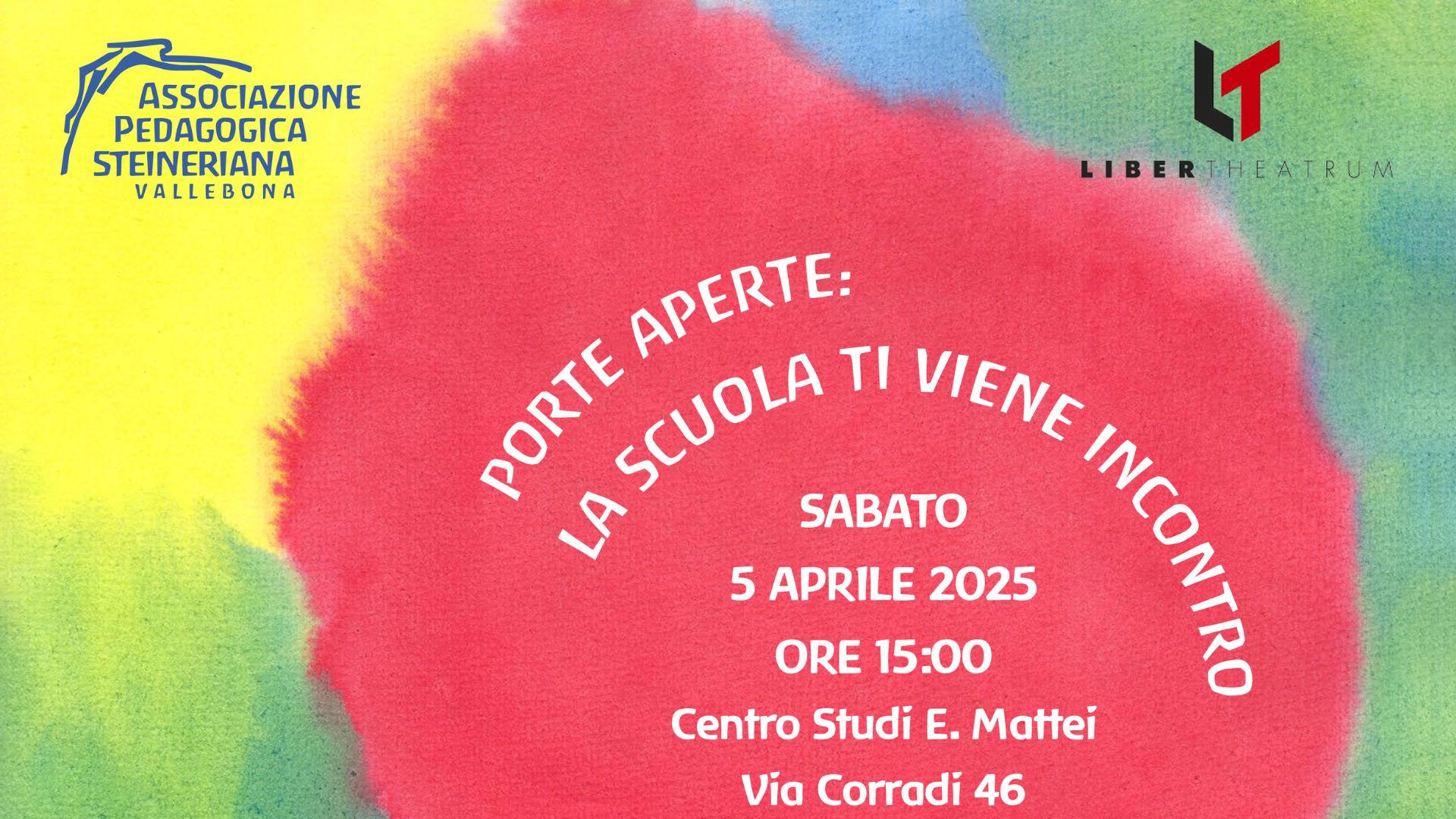 Porte aperte alla pedagogia steineriana: l’Associazione incontra la città L’Associazione Pedagogica Steineriana invita la cittadinanza all’evento “Porte Aperte: la scuola ti viene incontro”, in programma sabato 5 aprile 2025 alle ore 15:00 presso il Centro Studi E. Mattei, in…
