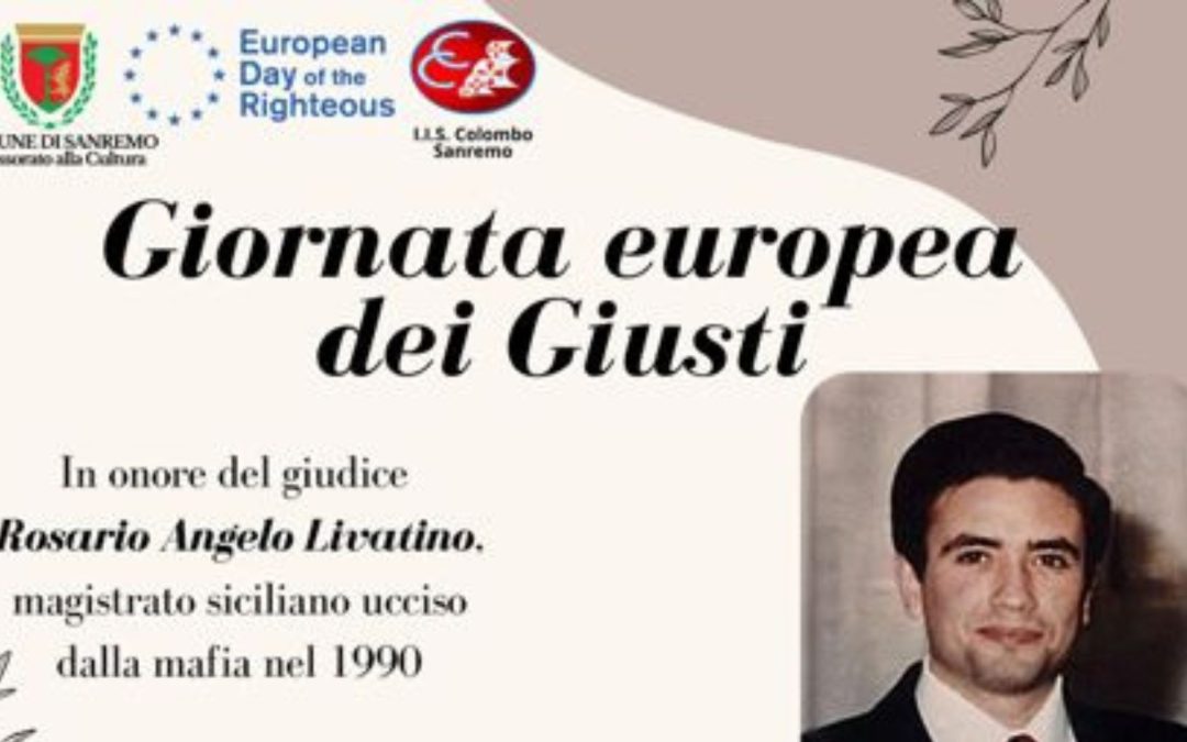 Sanremo celebra la “Giornata dei Giusti”