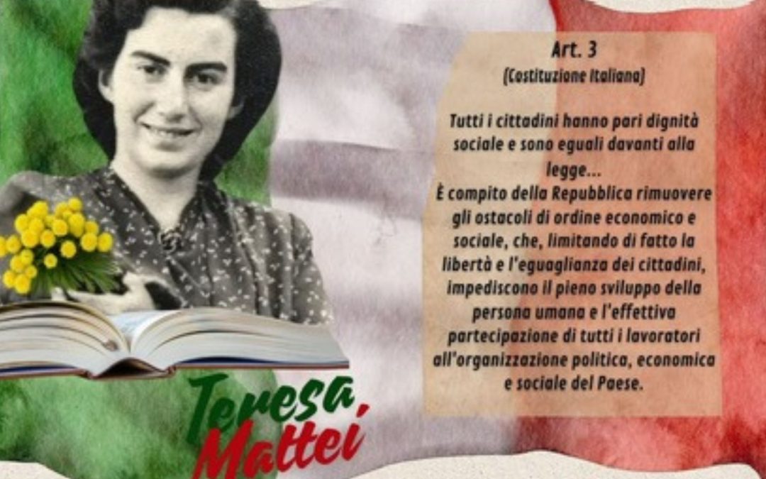 A Cervo un incontro su Teresa Mattei, partigiana e madre Costituente.