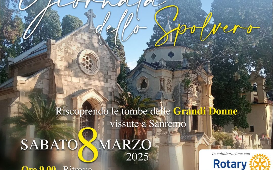 Sanremo, 8 marzo: tornano le “Giornate dello spolvero”