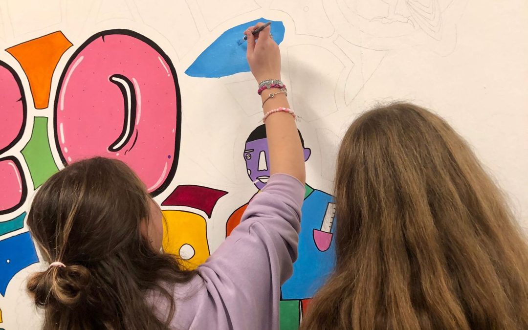 Inaugurazione murales al CAG “Stazione Centro”