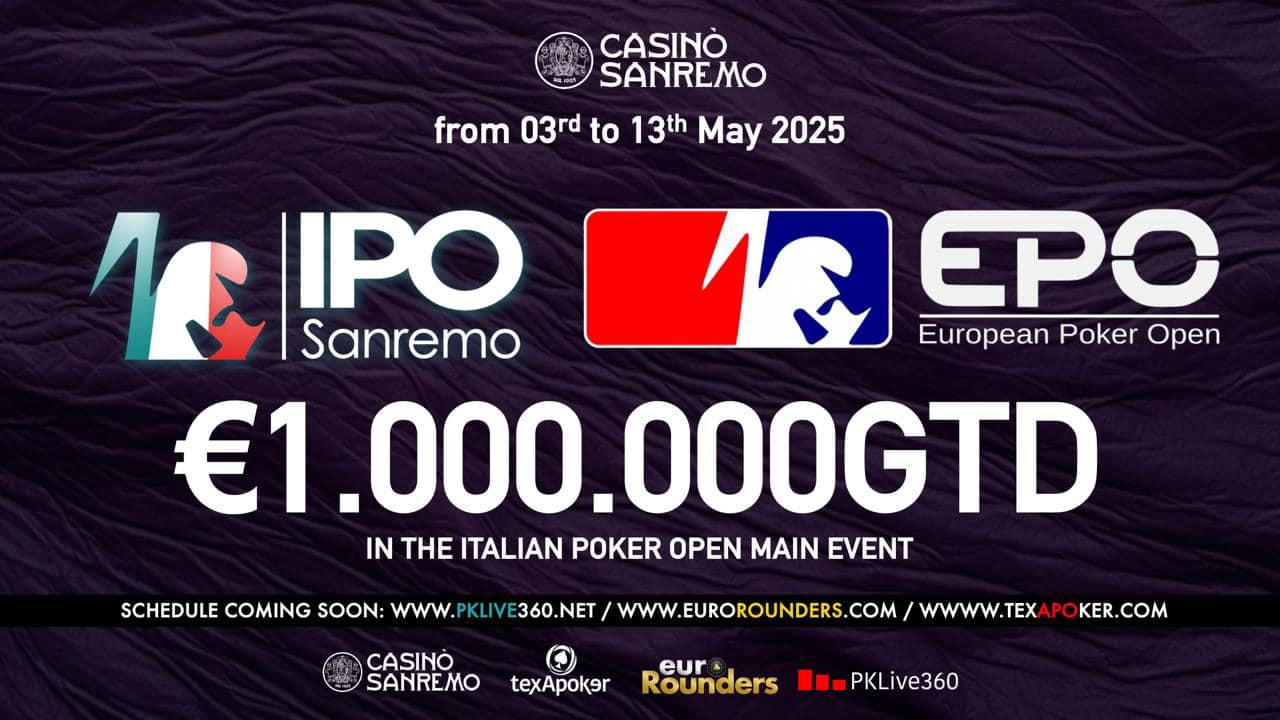 Si apre l’IPO Italian Poker tour La Riviera dei Fiori si prepara a diventare la capitale europea del poker con l’apertura dell’Italian Poker Tour (IPT), un evento di portata internazionale che promette scintille e un montepremi…