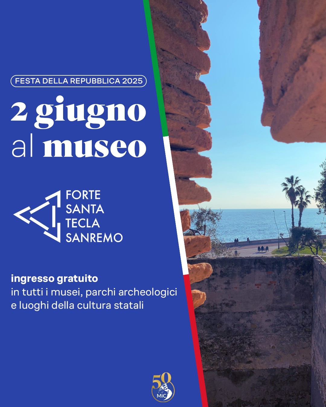 Un Ponte del 2 Giugno all’insegna della Cultura: Musei Statali Gratuiti e Tante Aperture Straordinarie La Liguria si prepara a un ponte del 1° e 2 giugno ricco di opportunità culturali, con musei, aree archeologiche e fortezze pronti ad accogliere visitatori e turisti. Un’occasione speciale,…