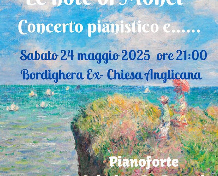 Bordighera: “Le Note di Monet” incantano l’ex Chiesa Anglicana con la pianista Cristina De Pascale