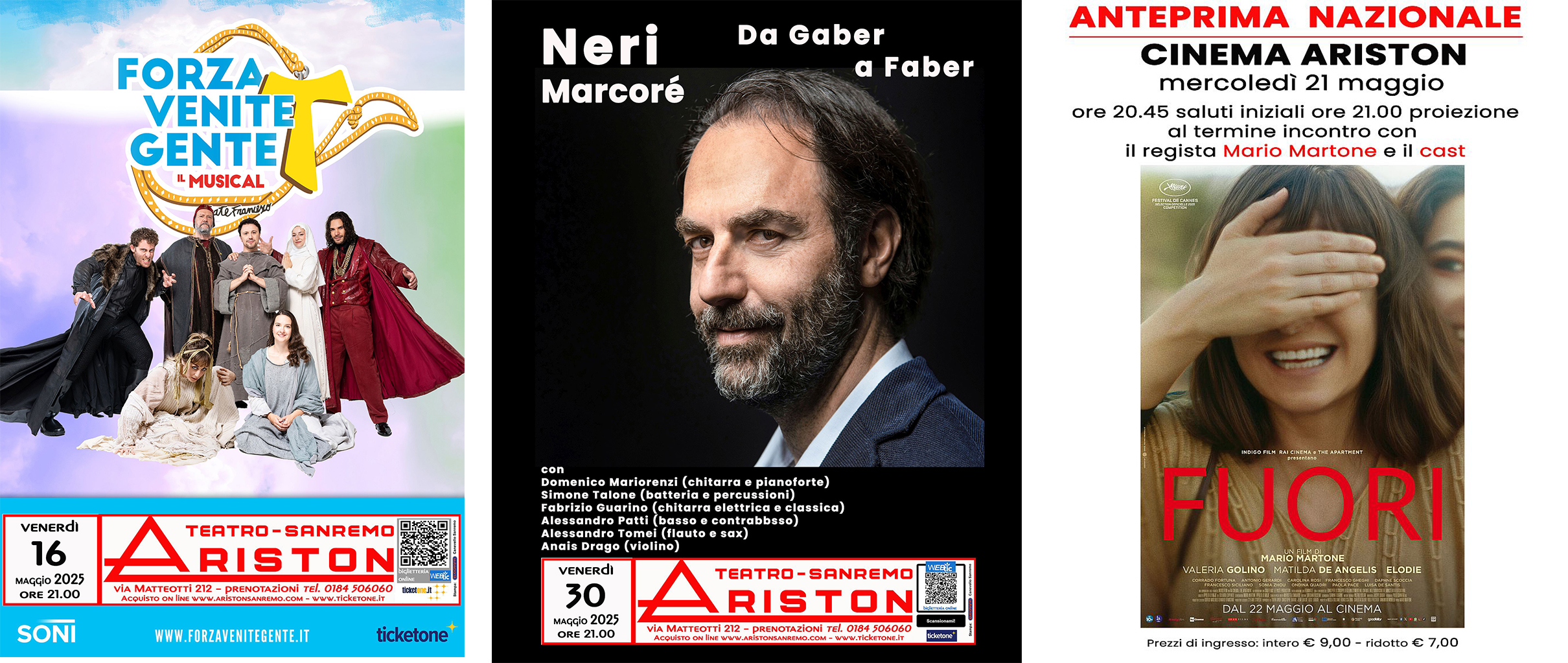 Maggio all’Ariston: Un Mese di Spettacoli Emozionanti tra Musical, Cinema d’Autore e Omaggio ai Giganti della Musica Sanremo – Il prestigioso Teatro Ariston si prepara ad accogliere il pubblico con un calendario di eventi di grandeRichiesta per il mese di maggio 2025, spaziando dal teatro musicale al…