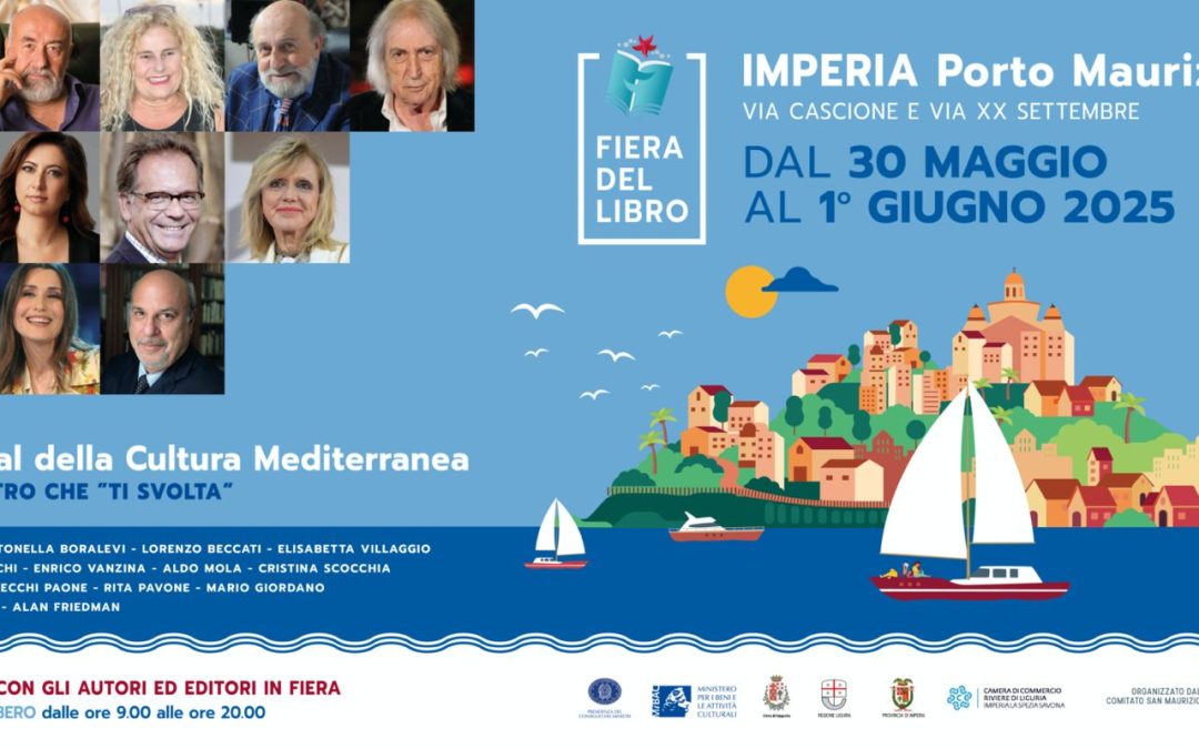 Imperia si prepara ad accogliere la 24ª edizione della Fiera del Libro, un crocevia di cultura mediterranea