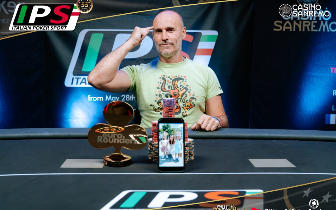 Mario Perati trionfa al primo IPS Italian Poker Sport al Casinò di Sanremo