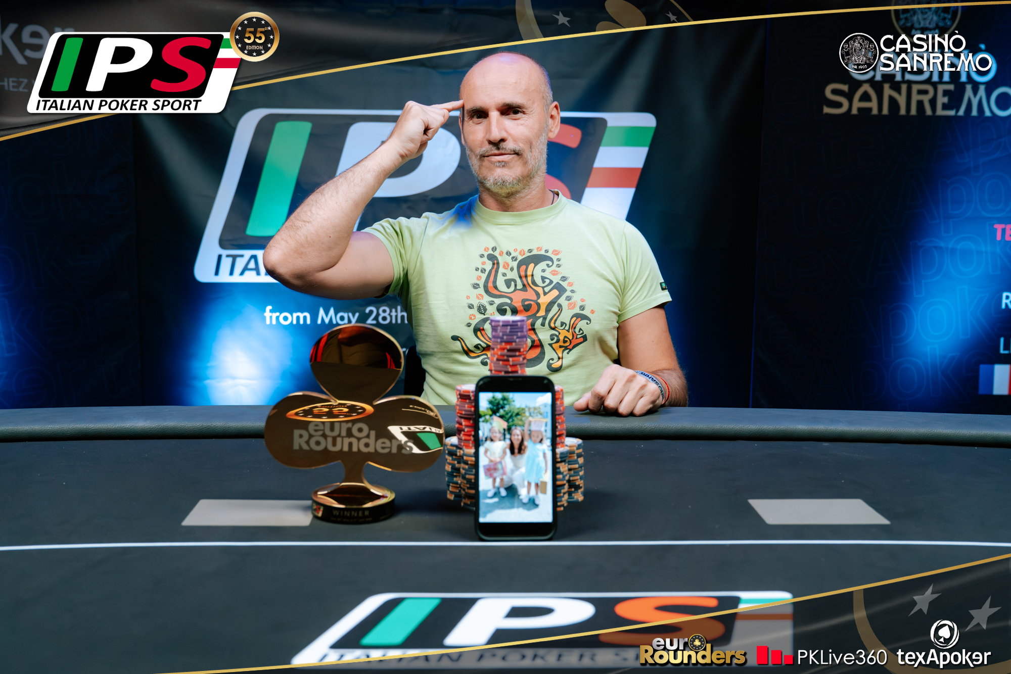 Mario Perati trionfa al primo IPS Italian Poker Sport al Casinò di Sanremo Grande vittoria italiana al primo IPS Italian Poker Sport, disputato nella Poker Room del Casinò di Sanremo. Mario Perati ha dominato il Final Table, conquistando il trofeo e un premio…